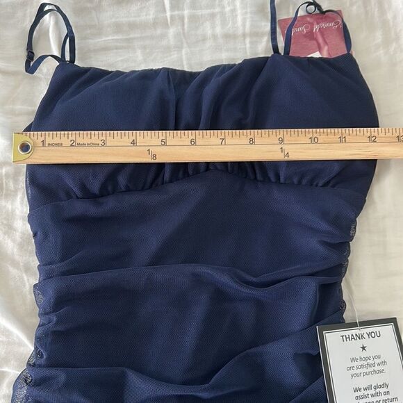 EMERALD SUNDAE JUNIORS WOMEN'S GATHERED MINI BODYCON DRESS SIZE S - Picture 3 of 7